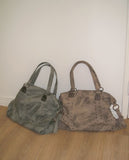 Nora Leather Studded Big Shoulder Bag