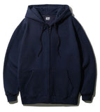 950g Original Plain Zip-Up Hoodie