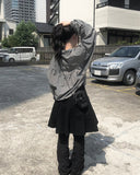 Hidden Shirring Windbreaker String Jacket