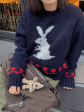 Efund Rabbit Round Wool Knit