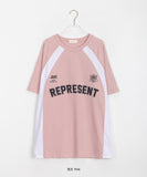 Dup Sporty Printing Short Sleeve Tee
