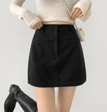 A-line Winter Mini Skirt