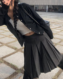 Ati Basic Round Knit Cardigan