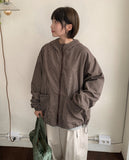 Groua Check Over Hood Windbreaker