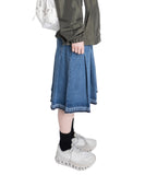 DENIM PLEATS SK