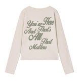 ALL THAT Henley Neck Long Sleeve T-Shirt