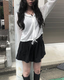 Pote Rouge Hood Strap Cardigan