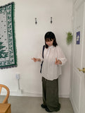 Aika Punching Pintuck Blouse