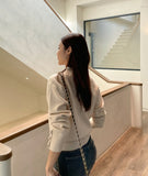 Selling Gold V-neck Knit Cardigan