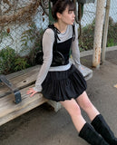 Cozy Bustier T-Shirt Set