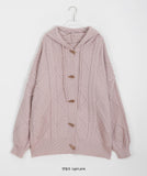 Hellburn Duffel Cable Hood Cardigan