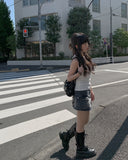 Beta Cargo Washing Mini Skirt