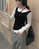 Denny Pintuck Wide Cotton Pants
