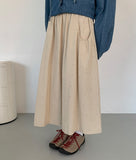 Gini Dot Balloon Long Skirt