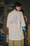 ABC CAT Embroidery Short Sleeve Tee