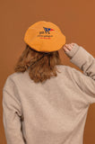 5th anniversary flag logo beret