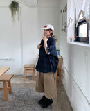 Gohins Cotton Banding Bermuda Pants