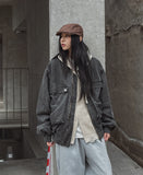 Quad Damage Knit Hooded Zip-Up