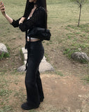 Juju Flower Punching See-Through Cardigan