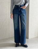 Mobel Cotton Wide Denim Pants