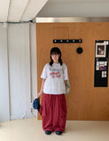 Friendy Tomato Printing Short Sleeve Tee