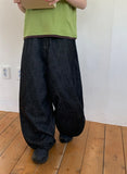 Yand Summer Raw Denim Wide Pants