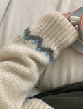 Fallen Nordic Wool Collar Knit