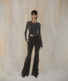 Asymmetrical Drape Pants