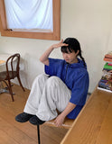 Dewone Parachute Banding String Jogger Pants