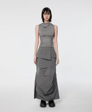 Hooded High Neck Sleeveless