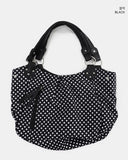Rumin Dot Studded Big Shoulder Bag