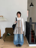 Fume Check Stripe Two Way Sleeveless Mini One Piece