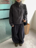 Feltani Heart Carpenter Denim Balloon Wide Pants