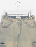 Hayu Cargo Denim Bermuda Pants