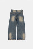 Alfred line flare denim pants
