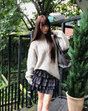 Shishu Pocket Buckle Leather Shoulder Crossbody Bag