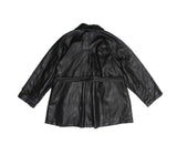 2BB QUILTING LEATHER COAT