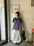 Heyou Summer Banding Wide Cargo Pants