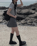 Karoo nylon-string mini skirt