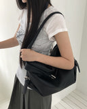 Natsu Motor Leather Buckle Belt Shoulder Bag