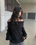 Solzy off shoulder knit