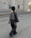 Empo Cut Washing Balloon Wide Pants