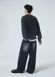 24SS★DART BRUSH WIDE DENIM PANTS