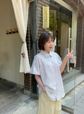 Viewer Summer Stripe Short Sleeve Shirt
