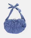 Toring Check Shirring Ribbon Shoulder Cross Bag