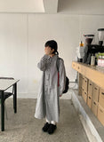 Edia Check Shirt Long One Piece