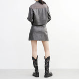 Anderson Leather Skirt