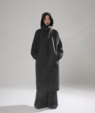 Hoodie Balmacaan Long Coat