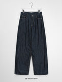 Hinky Summer Raw Denim Balloon Wide Pants