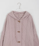 Hellburn Duffel Cable Hood Cardigan